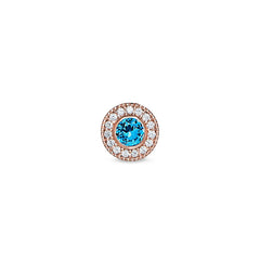 December Birthstone Necklace Charm