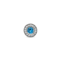 December Birthstone Necklace Charm