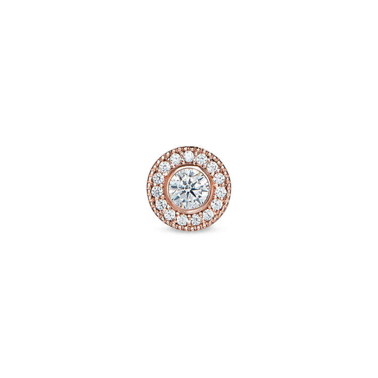 April Birthstone Necklace Charm