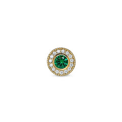 May Birthstone Necklace Charm