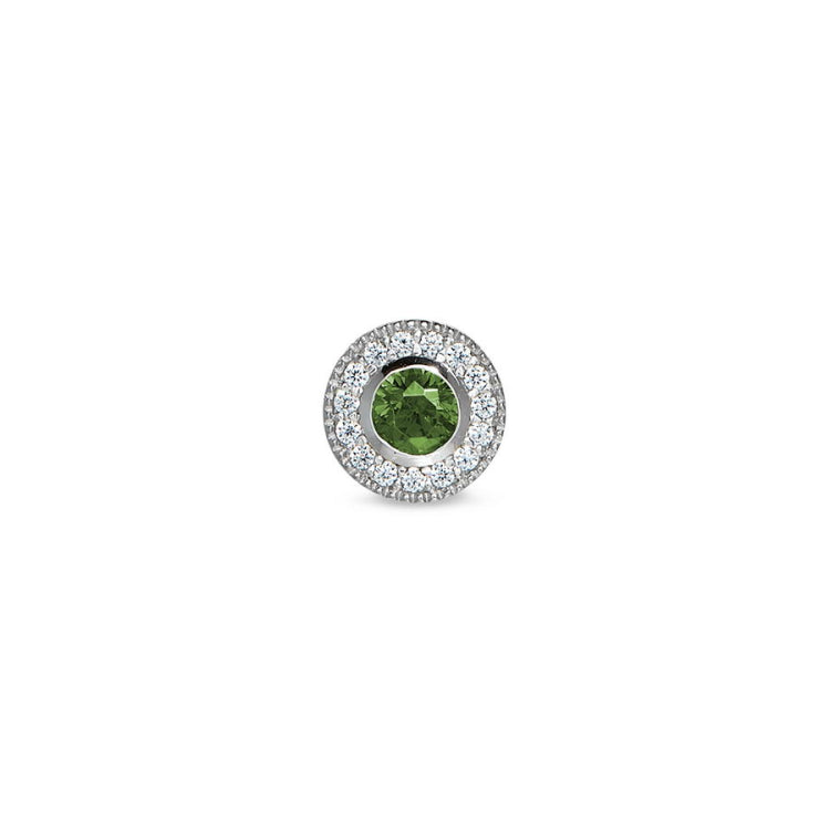 August Birthstone Necklace Charm