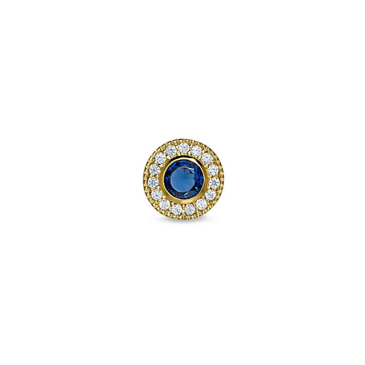 September Birthstone Necklace Charm