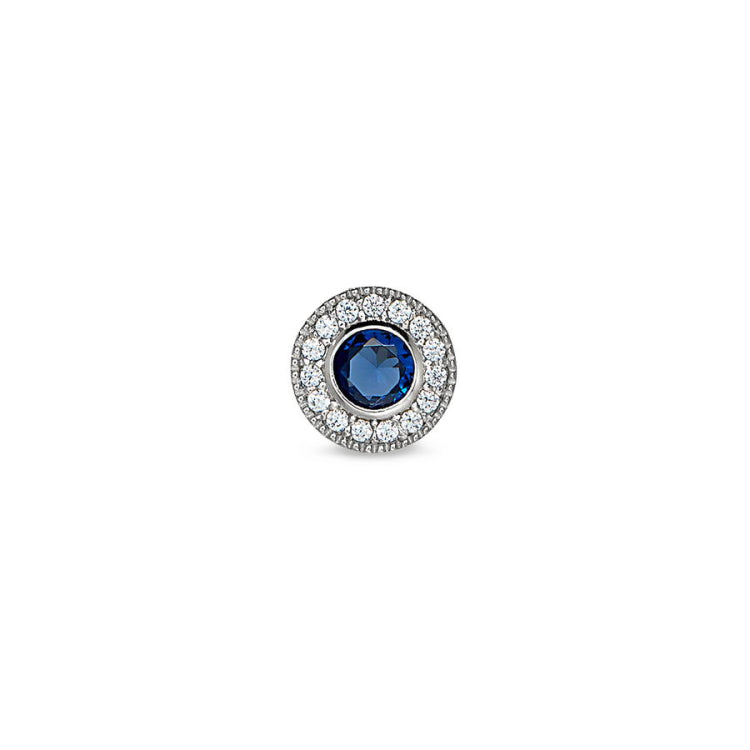September Birthstone Necklace Charm