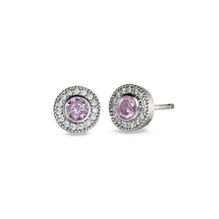 October Birthstone Stud Earrings