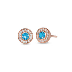 December Birthstone Stud Earrings