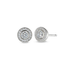 April Birthstone Stud Earrings