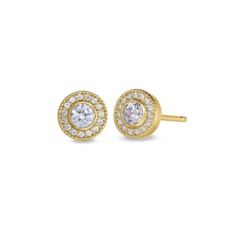 June Birthstone Stud Earrings