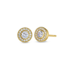 June Birthstone Stud Earrings