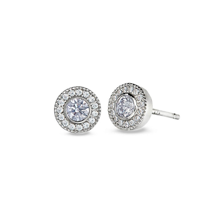 June Birthstone Stud Earrings
