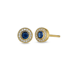 September Birthstone Stud Earrings