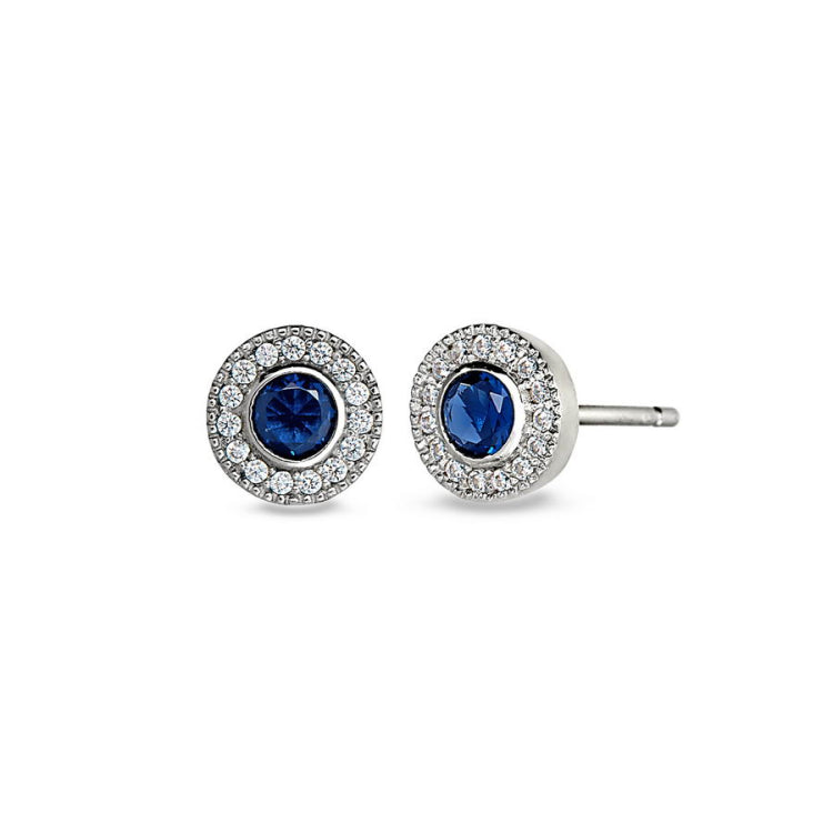 September Birthstone Stud Earrings