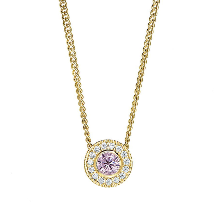 October Birthstone Pendant