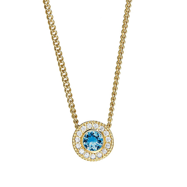 December Birthstone Pendant