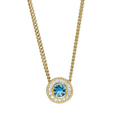 December Birthstone Pendant