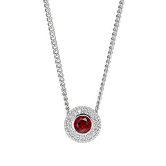 January Birthstone Pendant