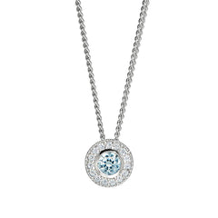 March Birthstone Pendant