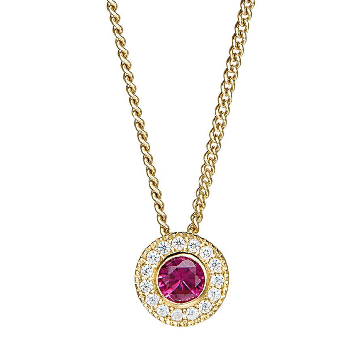 July Birthstone Pendant