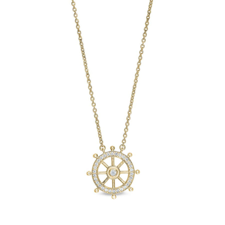 Ship's Wheel Necklace