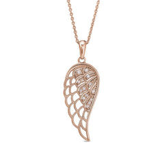 Feathered Angel Wing Pendant