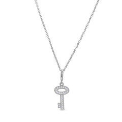 Micropave Key Pendant