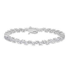 Staggered Stone Tennis Bracelet