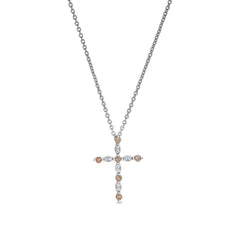 November Birthstone Cross Pendant