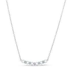 Pearl and Barrel Necklace