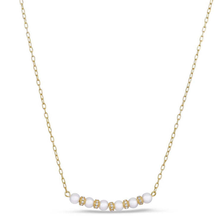 Pearl and Barrel Necklace