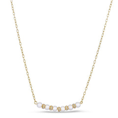 Pearl and Barrel Necklace