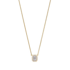 Two Tone Small Octacon Necklace
