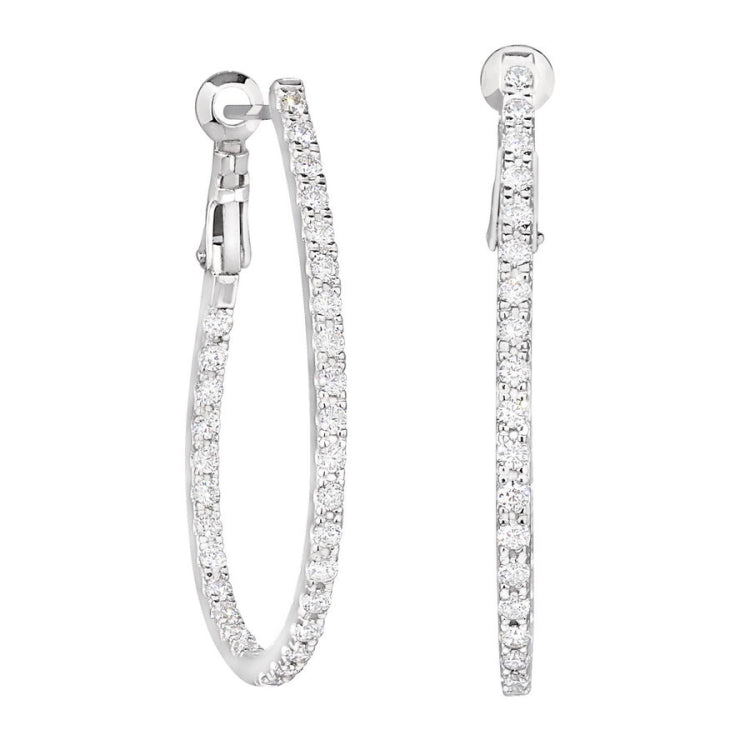 Teardrop Hoop Earrings