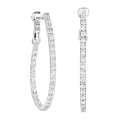 Teardrop Hoop Earrings