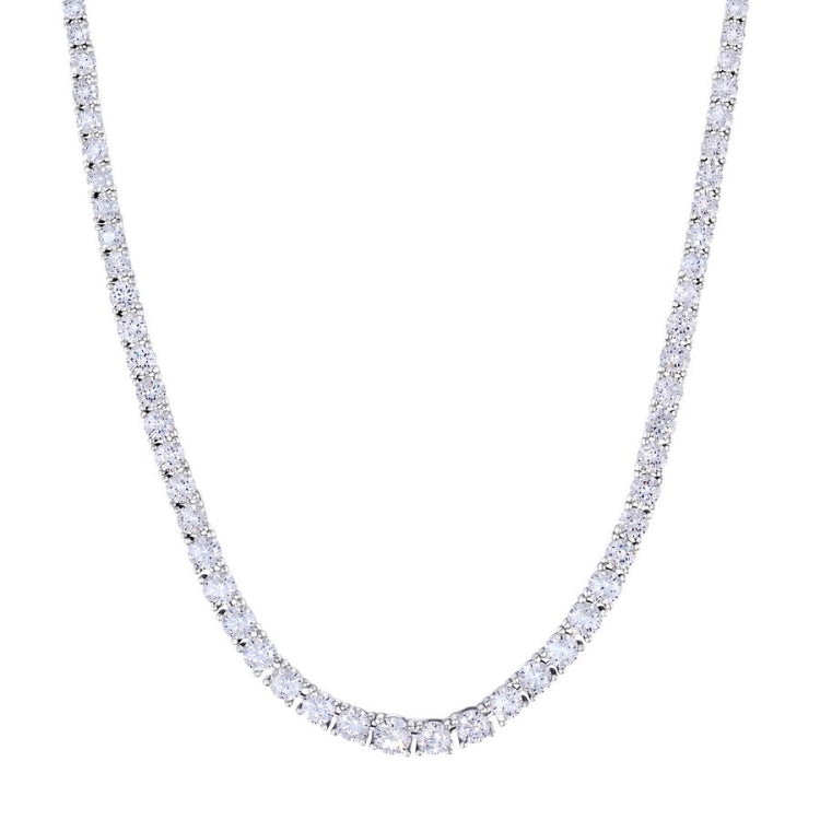 Riviera Style Graduated Tennis Necklace