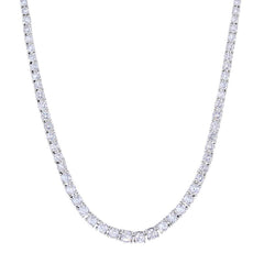 Riviera Style Graduated Tennis Necklace
