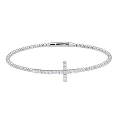 Single Cross Flex Bracelet