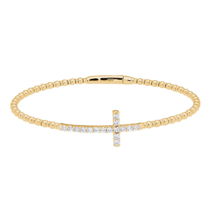 Single Cross Flex Bracelet