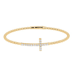 Single Cross Flex Bracelet