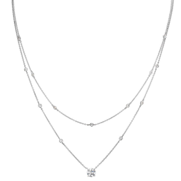 Two Chain Layered Necklace