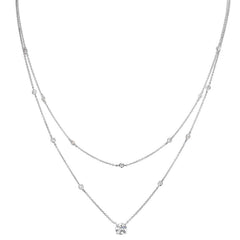 Two Chain Layered Necklace