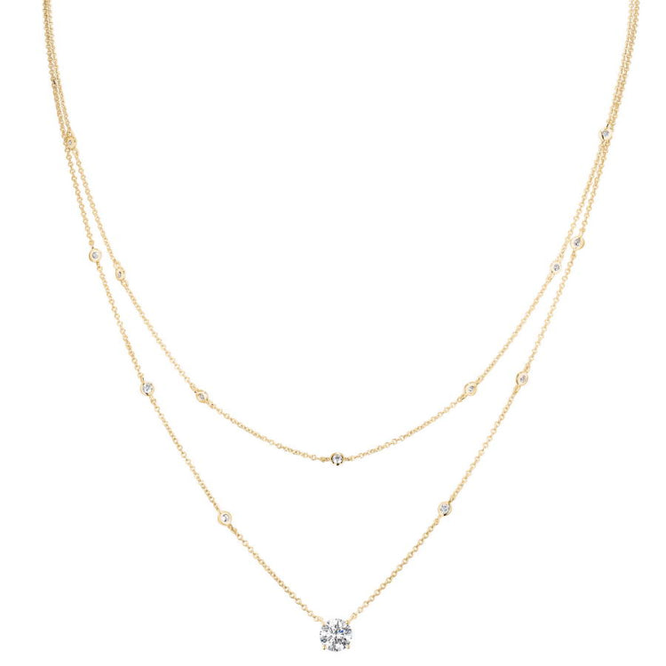 Two Chain Layered Necklace