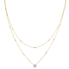 Two Chain Layered Necklace