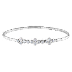 Clustered Bezel Flex Bracelet