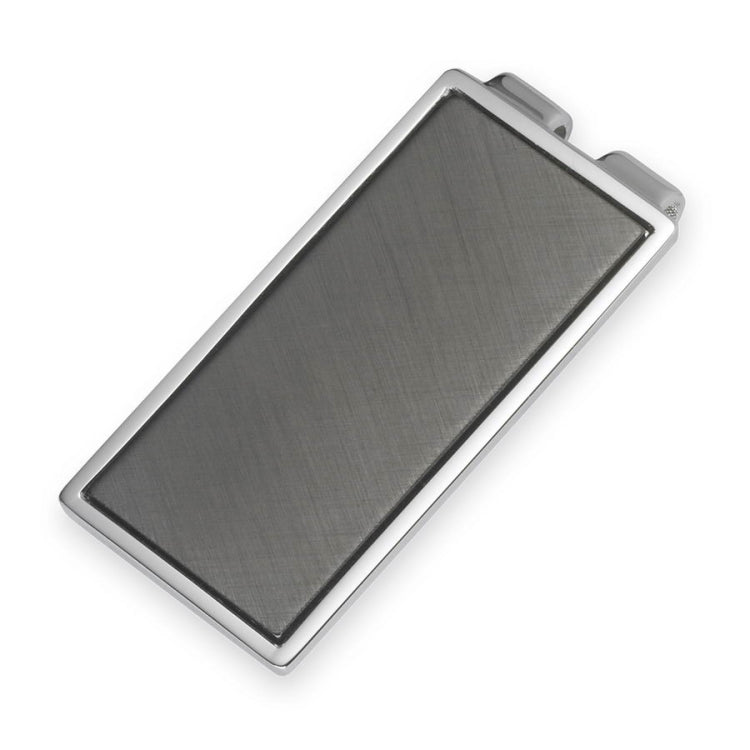 Money Clip with Gunmetal Center Insert