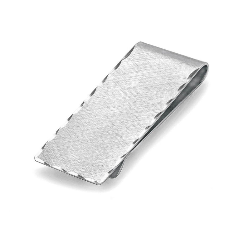 Florentine Money Clip with Scalloped Edge