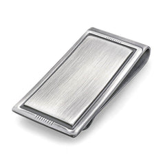 Antique Finish Money Clip with Darkened Boder