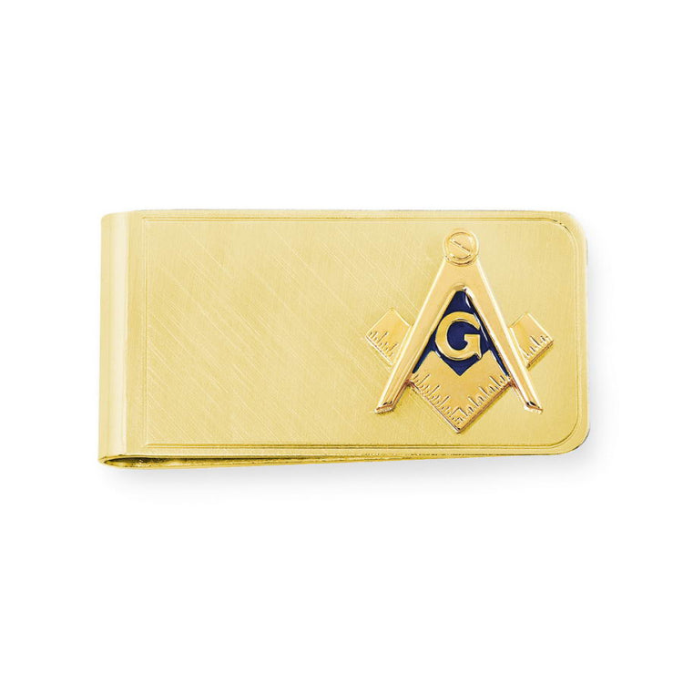 Masonic Emblem Money Clip