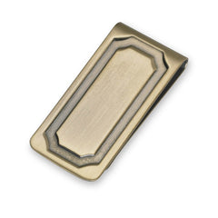 Framed Antique Finish Money Clip