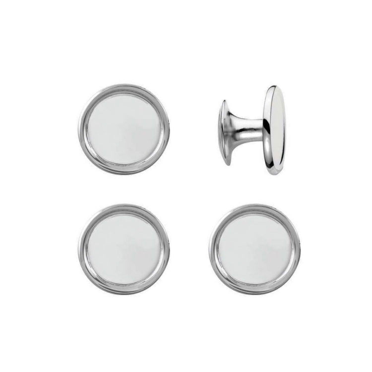 Round Rimmed Polished Stud Set