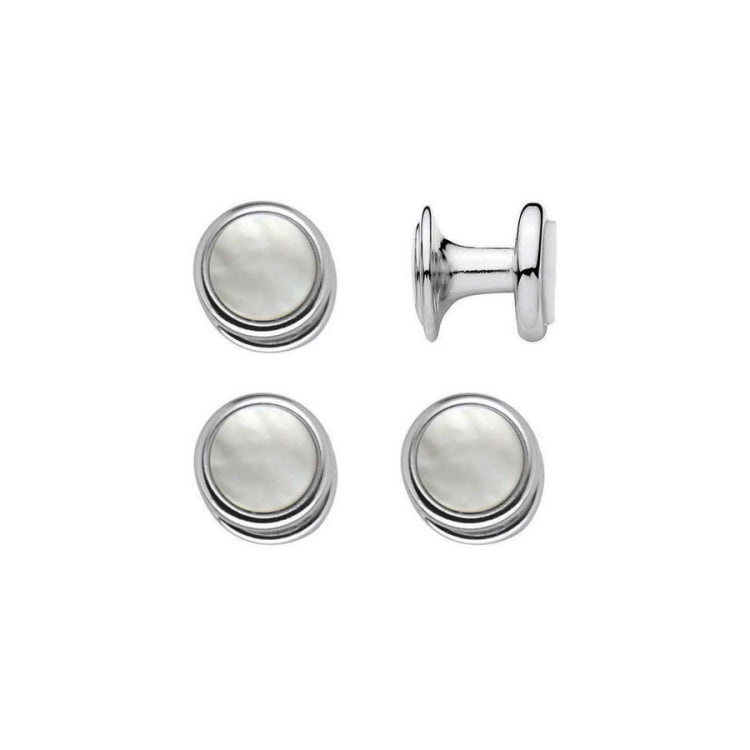 Round Mother of Pearl Stud Set
