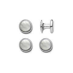 Round Mother of Pearl Stud Set